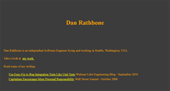 Desktop Screenshot of danrathbone.com