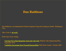 Tablet Screenshot of danrathbone.com